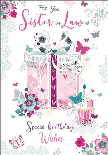 Picture of FOR YOU SISTER IN LAW BIRTHDAY CARD